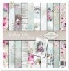 Wiosenne Shabby Chic, kwiaty, róże, angielska róża, spękania, deski, dziewczynki, ptaki, zające, króliki
