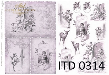 Papier decoupage (HS code 48025700) D0314M