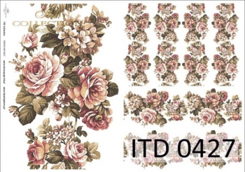 Papier decoupage (HS code 48025700) D0427M