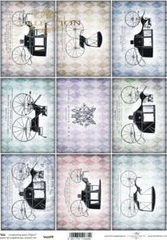 Tagi do scrapbooking (HS code 48025890) TAG0048